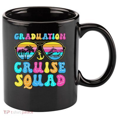Graduation Cruise Squad Funny Cruising Graduation 2024 11oz C Handle Ceramic Mug