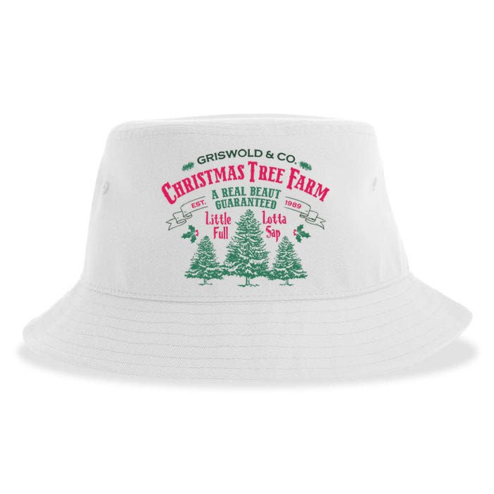 Griswold Christmas Tree Farm Holiday Sustainable Bucket Hat