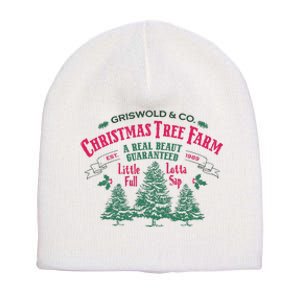 Griswold Christmas Tree Farm Holiday Short Acrylic Beanie