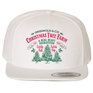 Griswold Christmas Tree Farm Holiday Wool Snapback Cap