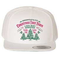 Griswold Christmas Tree Farm Holiday Wool Snapback Cap