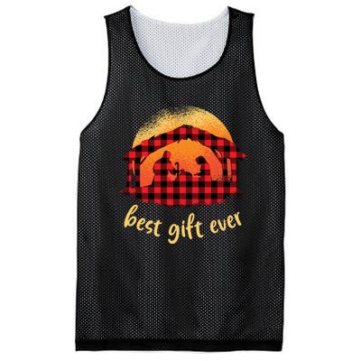 Gingham Check True Story Of Jesus Birth Nativity Christians Mesh Reversible Basketball Jersey Tank