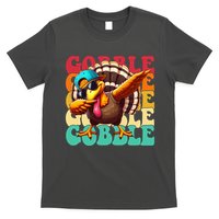 Gobble Cool Turkey Day Thanksgiving Retro T-Shirt