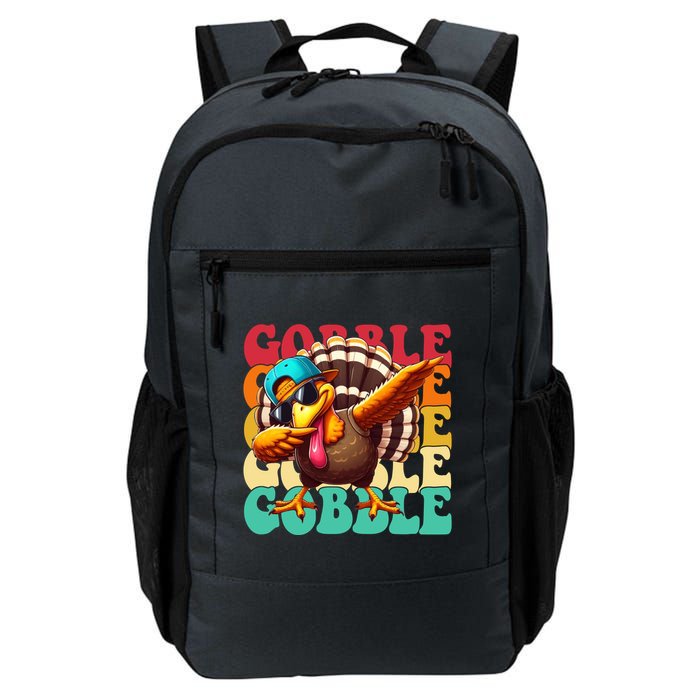 Gobble Cool Turkey Day Thanksgiving Retro Backpack