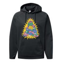 Gaming Christmas Tree Performance Fleece Hoodie