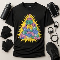 Gaming Christmas Tree Cooling Performance Crew T-Shirt