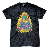 Gaming Christmas Tree Tie-Dye T-Shirt