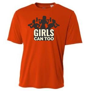 Girls Can Too Gym Workout Cooling Performance Crew T-Shirt