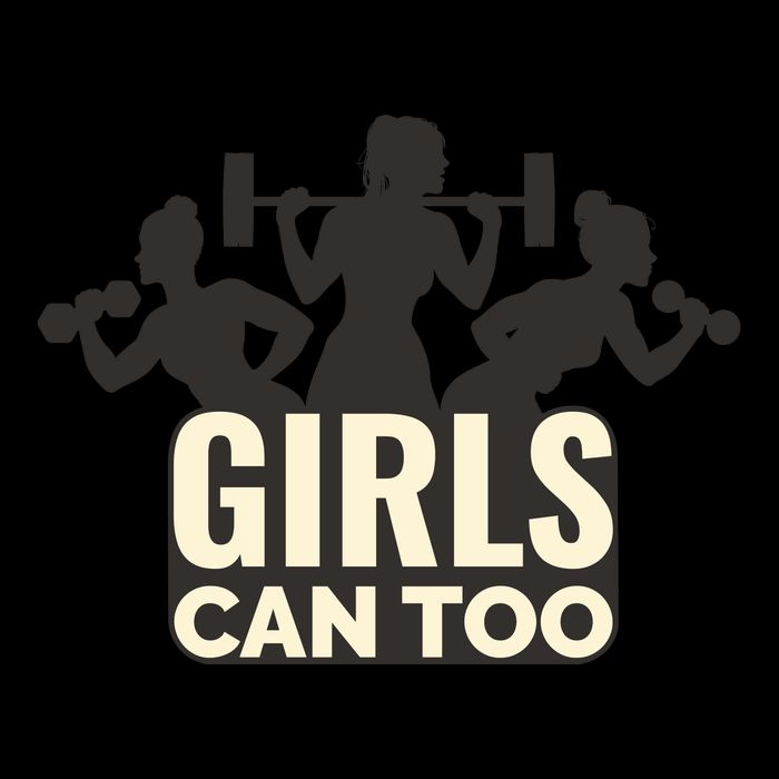 Girls Can Too Gym Workout Drawstring Bag