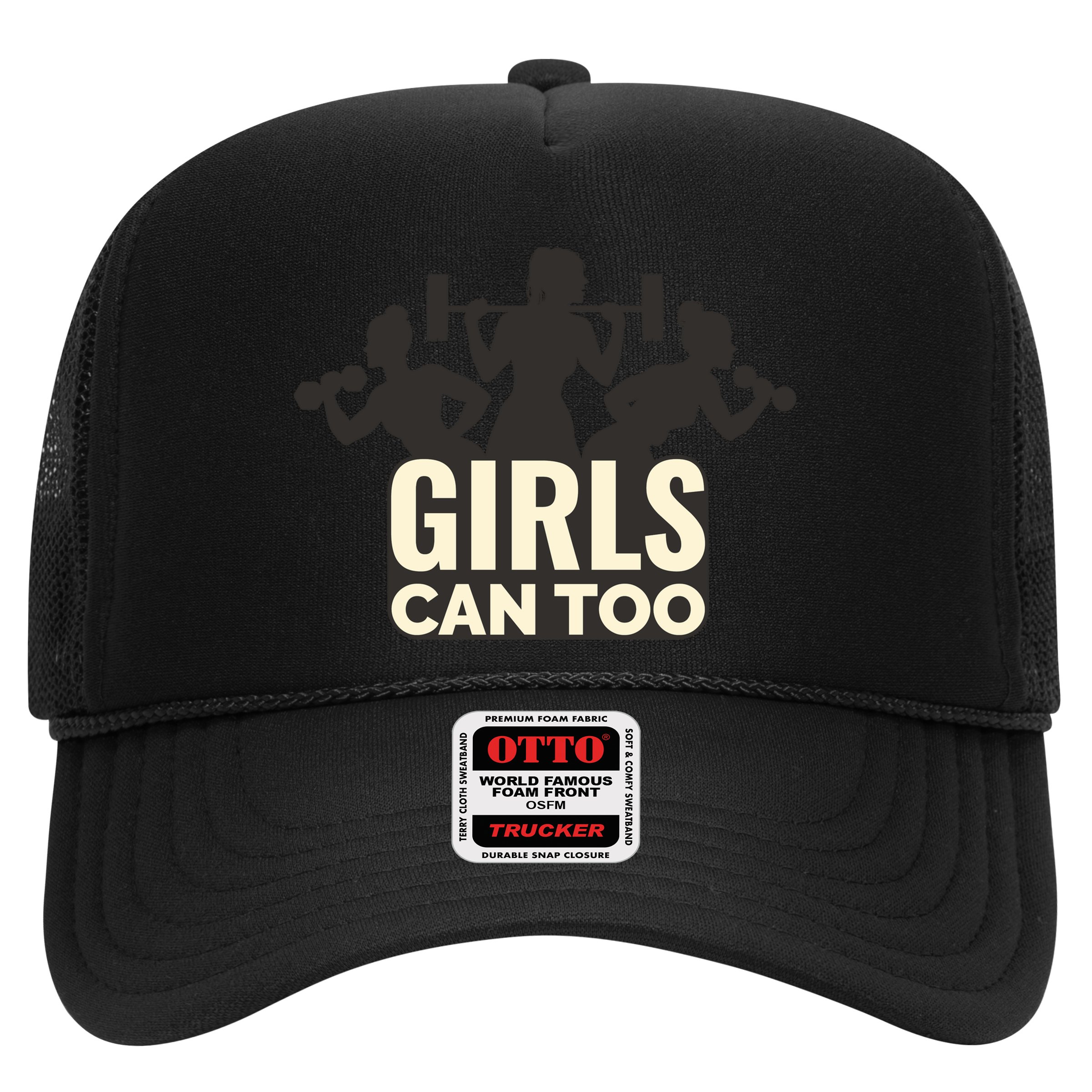 Girls Can Too Gym Workout Hat