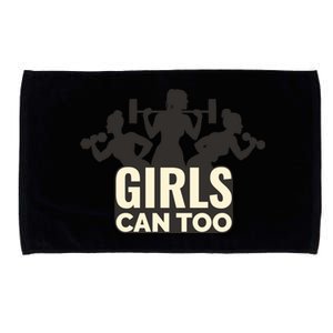 Girls Can Too Gym Workout Microfiber Hand Towel