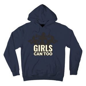 Girls Can Too Gym Workout Tall Hoodie