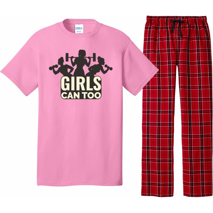 Girls Can Too Gym Workout Pajama Set