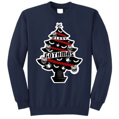 Goth Christmas Tree Merry Gothmas Tree Classic Tall Sweatshirt