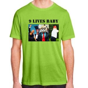 Groovy Cat Trump 9 Lives Baby Adult ChromaSoft Performance T-Shirt