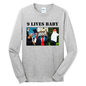 Groovy Cat Trump 9 Lives Baby Tall Long Sleeve T-Shirt