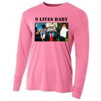 Groovy Cat Trump 9 Lives Baby Cooling Performance Long Sleeve Crew