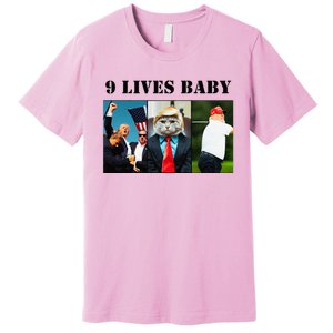 Groovy Cat Trump 9 Lives Baby Premium T-Shirt