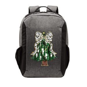 Girly Christmas Tree Bow Vector Backpack