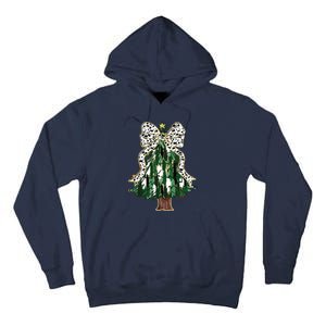 Girly Christmas Tree Bow Tall Hoodie