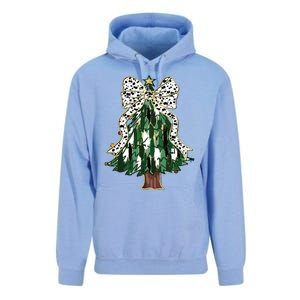 Girly Christmas Tree Bow Unisex Surf Hoodie