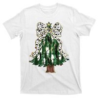 Girly Christmas Tree Bow T-Shirt