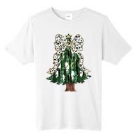 Girly Christmas Tree Bow Tall Fusion ChromaSoft Performance T-Shirt