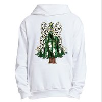 Girly Christmas Tree Bow Urban Pullover Hoodie