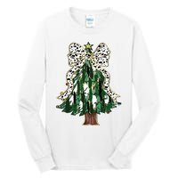 Girly Christmas Tree Bow Tall Long Sleeve T-Shirt