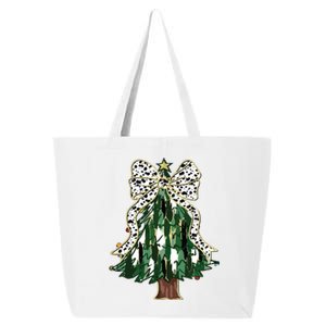 Girly Christmas Tree Bow 25L Jumbo Tote