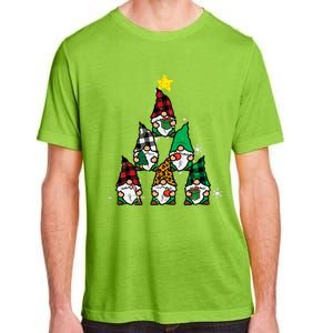 Gnomes Christmas Tree Funny Xmas Holidays Adult ChromaSoft Performance T-Shirt