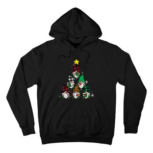 Gnomes Christmas Tree Funny Xmas Holidays Hoodie