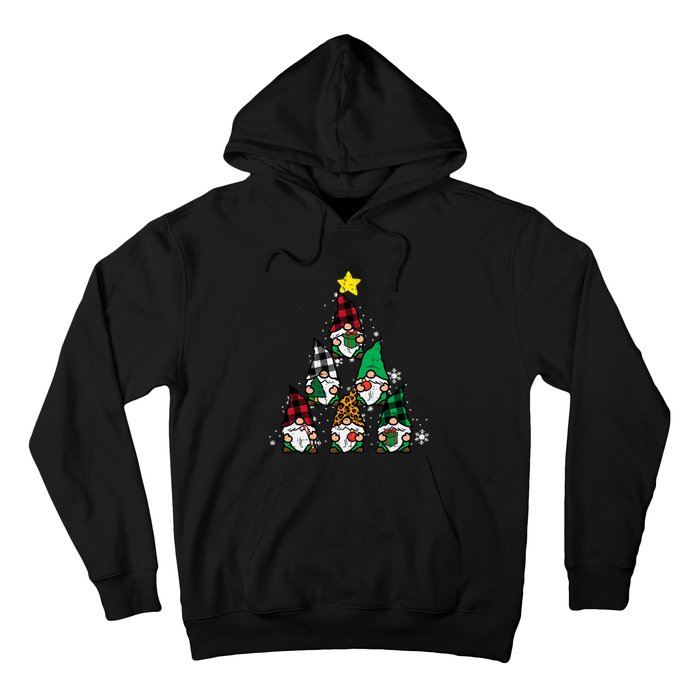 Gnomes Christmas Tree Funny Xmas Holidays Hoodie