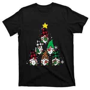 Gnomes Christmas Tree Funny Xmas Holidays T-Shirt