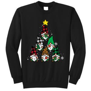 Gnomes Christmas Tree Funny Xmas Holidays Tall Sweatshirt