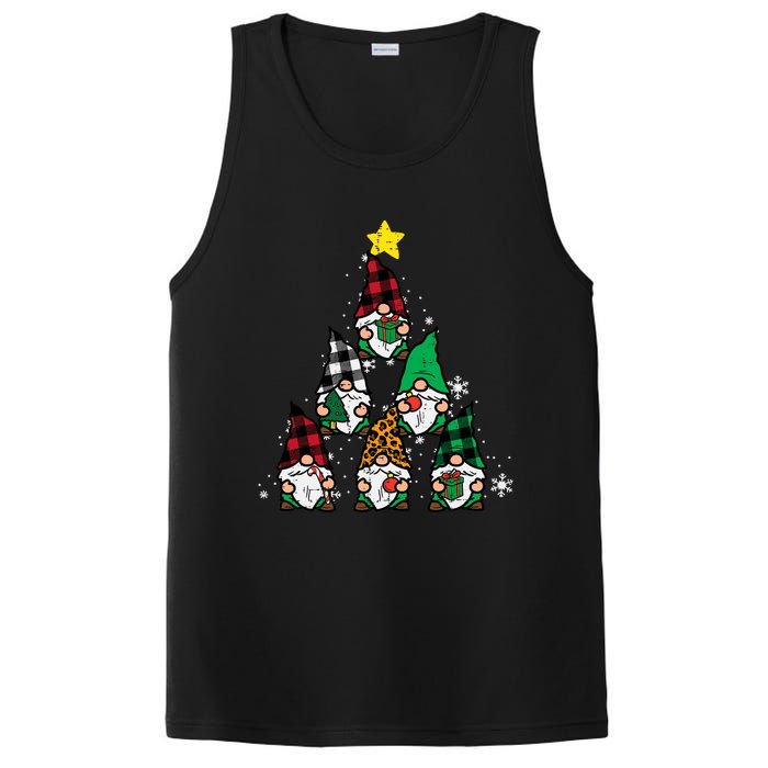 Gnomes Christmas Tree Funny Xmas Holidays PosiCharge Competitor Tank