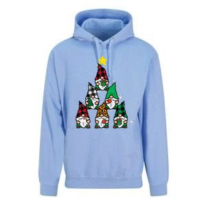 Gnomes Christmas Tree Funny Xmas Holidays Unisex Surf Hoodie