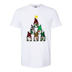 Gnomes Christmas Tree Funny Xmas Holidays Softstyle CVC T-Shirt