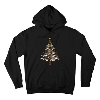 Guns Christmas Tree Camo Print Xmas Gift For Gun Lover TShirt Hoodie