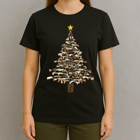Guns Christmas Tree Camo Print Xmas Gift For Gun Lover TShirt T-Shirt