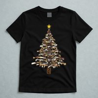 Guns Christmas Tree Camo Print Xmas Gift For Gun Lover TShirt T-Shirt