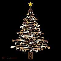 Guns Christmas Tree Camo Print Xmas Gift For Gun Lover TShirt Premium T-Shirt