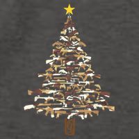 Guns Christmas Tree Camo Print Xmas Gift For Gun Lover TShirt Vector Backpack