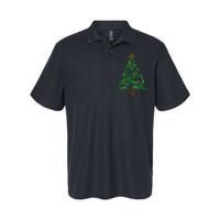 Gun Christmas Tree Funny Veteran Xmas 2024 Gifts Gun Lover Softstyle Adult Sport Polo