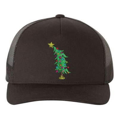 Grinchy Christmas Tree Christmas Yupoong Adult 5-Panel Trucker Hat