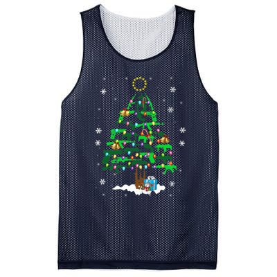 Guns Christmas Tree Ornament Xmas Lights Gifts Gun Lovers Mesh Reversible Basketball Jersey Tank