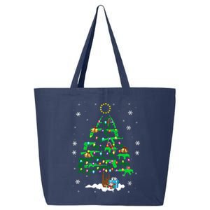 Guns Christmas Tree Ornament Xmas Lights Gifts Gun Lovers 25L Jumbo Tote