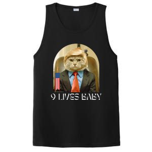 Groovy Cat Trump 9 Lives Baby PosiCharge Competitor Tank