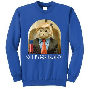 Groovy Cat Trump 9 Lives Baby Sweatshirt