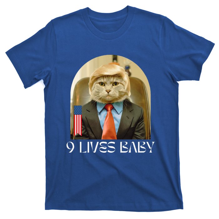 Groovy Cat Trump 9 Lives Baby T-Shirt